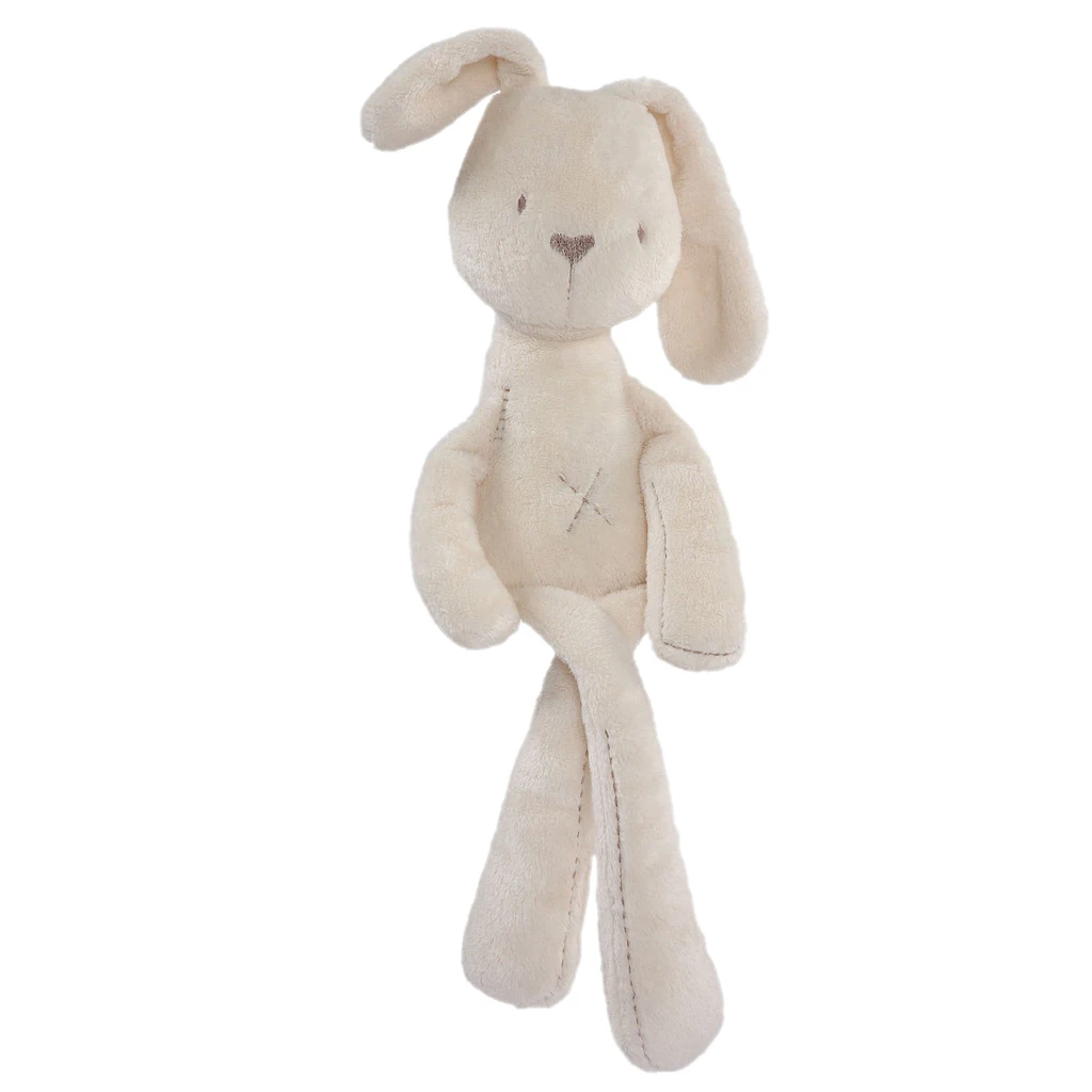 MagiDeal Perfect Kids Baby Girls Bed Bedtime Plush Toys Bunny Rabbit Doll Soft Cute Birthday Christmas Gifts Beige 55cm