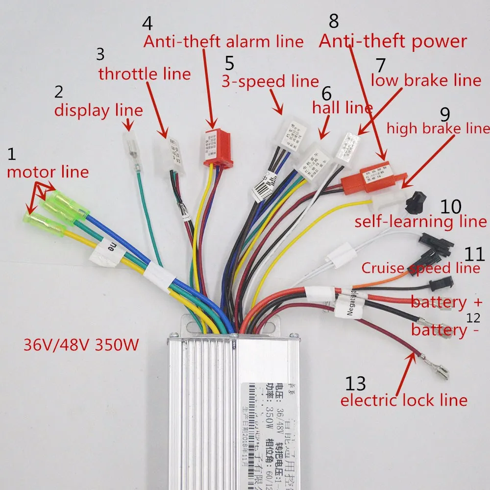 14," электрическая тачка Шестерни мотор 24v36v 48v 300w 350w 500w высокой проходимости электрическая тачка комплект жир по бездорожью грубой давление в шинах