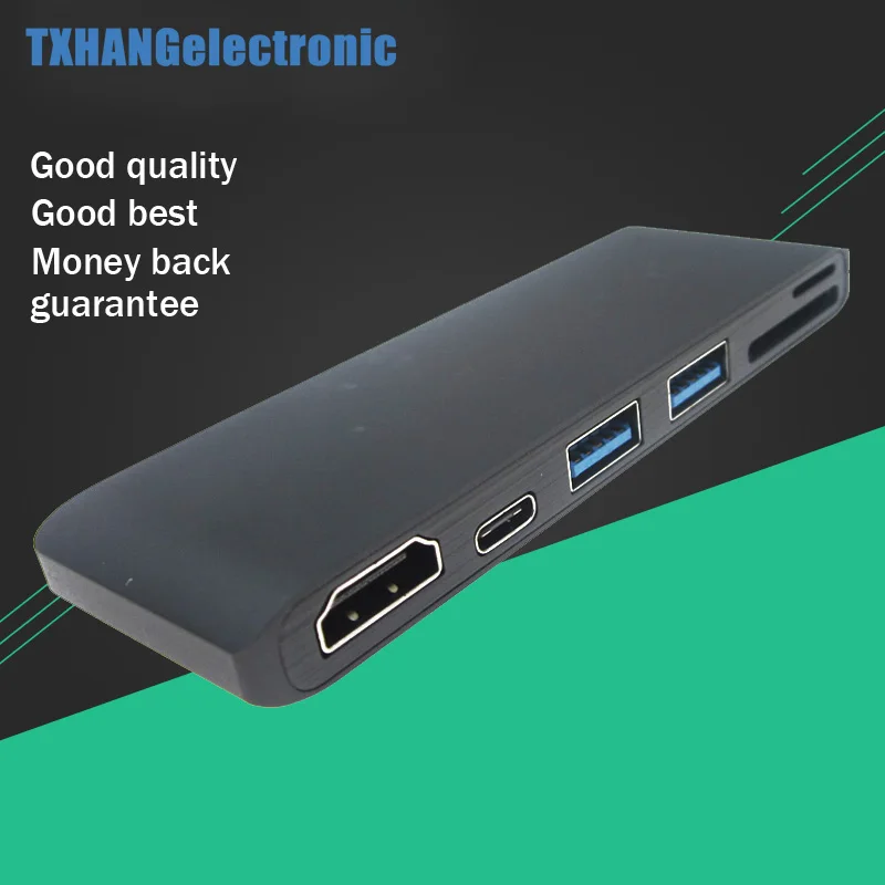 

USB C 3.0 Hub Type-C To 4K*2K HDMI Charging Card Reader Adapter For MacBook Pro