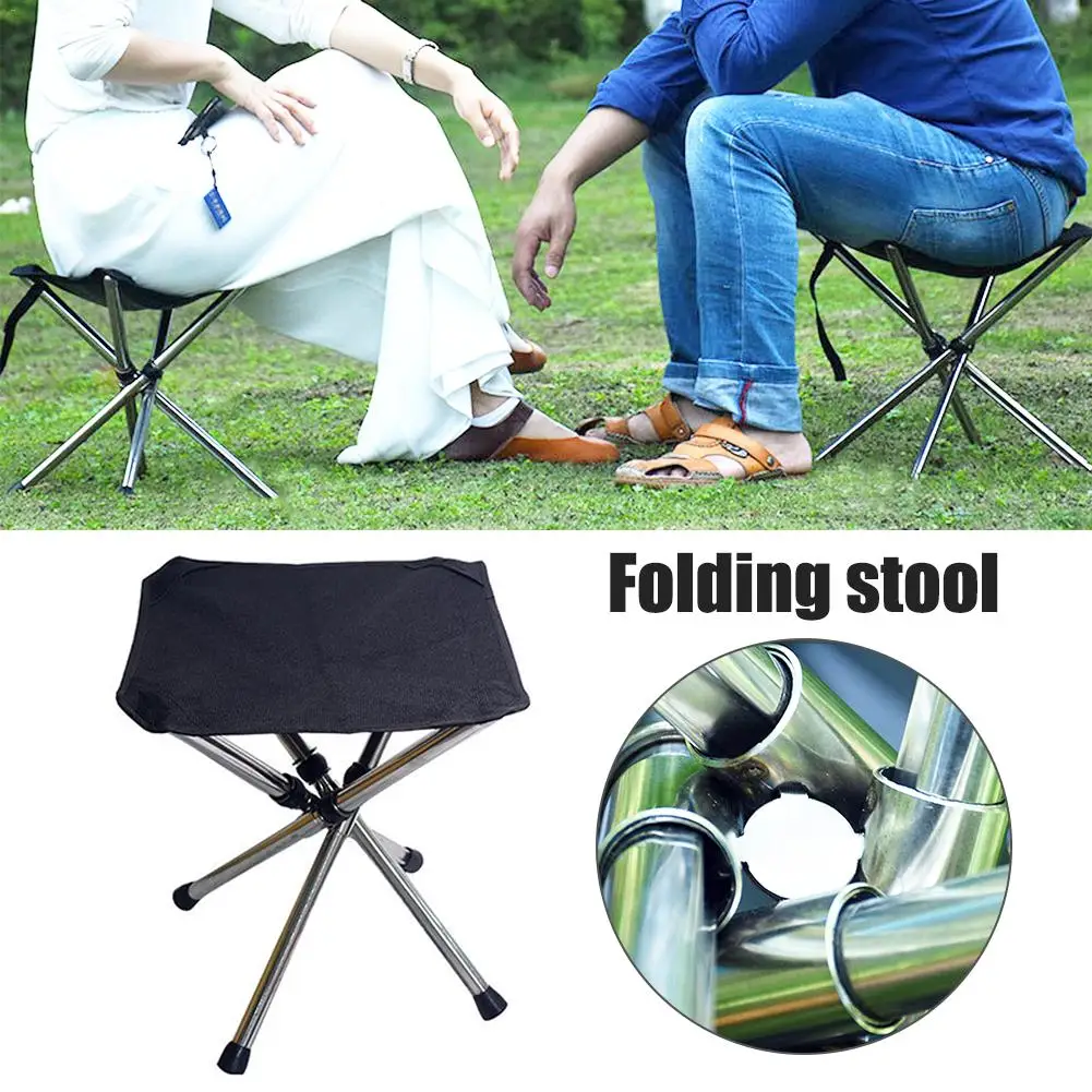 

Mini Fishing Folding Stool Compact Portable Foldable Stool utdoor Lightweight Camping Chair for Garden Picnic Travel Hiking