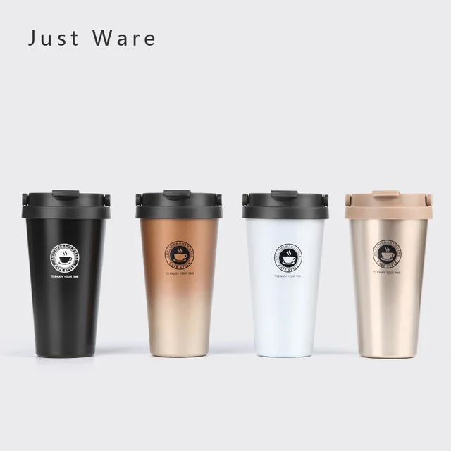 Justware Vacuum Insulated Travel Coffee Mug Stainless Steel Justware Vacuum Insulated Travel Coffee Mug Stainless Steel Tumbler Sweat Free Tea Cup Thermos Flask Water