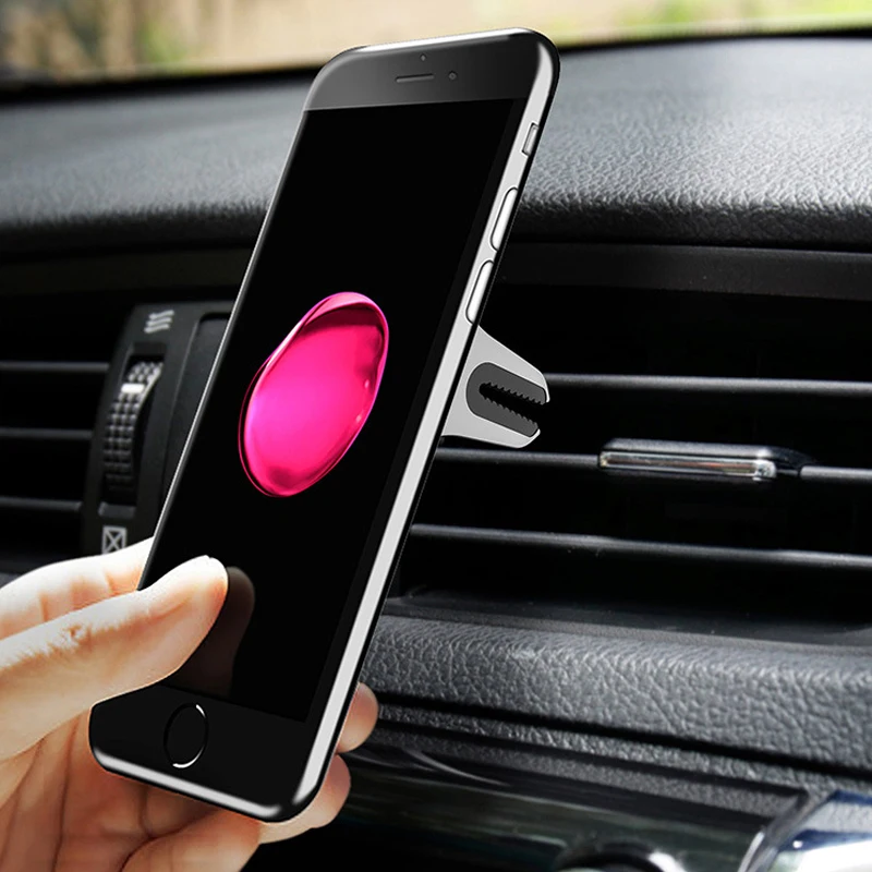 Автомобильный держатель для телефона Air Vent Mount 360 Вращающийся автомобиль гравитационный мобильный телефон кронштейн Универсальный с вентиляционными отверстиями автомобильное крепление смартфон Поддержка