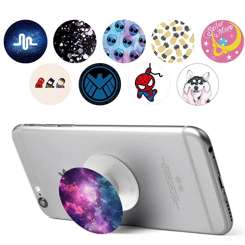 Blue Nebula Pop Socket Cute Попсокет Mobile Phone Holder