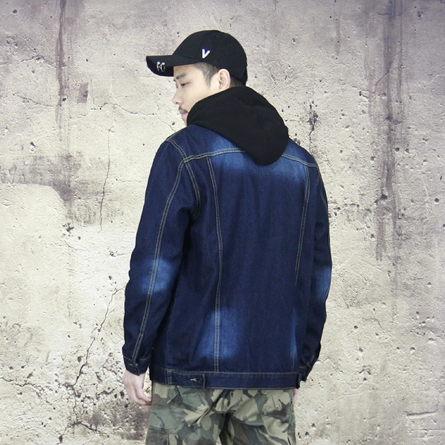 Denim Jacket Men Vintage Streetwear Windbreaker Mens Jacket Jeans Classic Spring Coat Men Cowboy Modis Big Sizes 6XL 7XL 8XL 5Jk