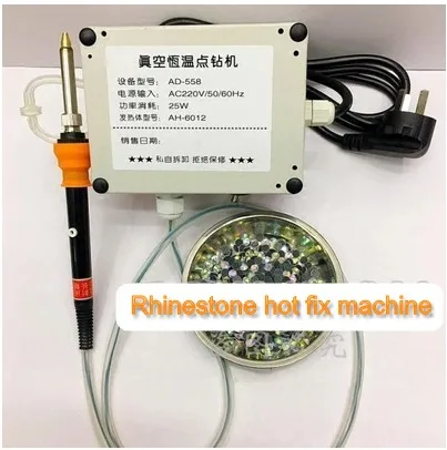 

2019 New Rhinestone Hot Fix Machine Heat Transfer Press Machine for Rhinestone Vacuum 25W