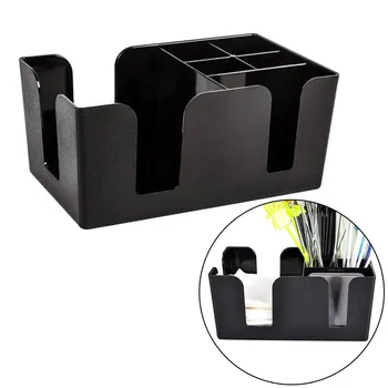 

Bar Pub Tidy Napkin Straw Storage Box Cocktail Stirrer Storage Condiment Holder BDF99