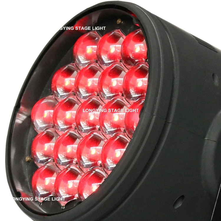 Бесплатная доставка 6 шт./лот 19x15 Вт RGBW 4in1 зум, LED PAR можно DMX512 LED PAR света для внутреннего применение