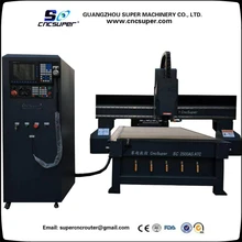 Four positions Row Type Knife Library Automatic Tool Changer ATC woodworking CNC Router Multi-functional 3D engraving machine