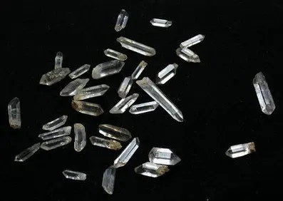 34 A+ высокое качество алмаз херкимера Кристал острый