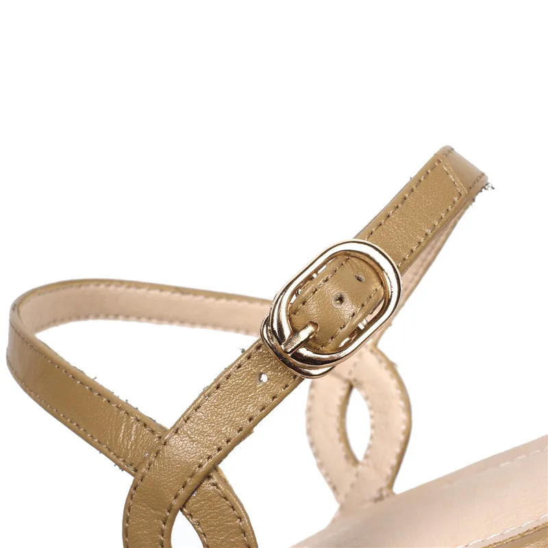 ENMAYER New Cool High Quality Women Heeled Sandals Shoes Women Size 34-39 Summer Open toe Buckle strap Woman Casual Shoes WHY04 ENMAYER New Cool High Quality Women Heeled Sandals Shoes Women Size 34-39 Summer Open toe Buckle strap Woman Casual Shoes WHY04