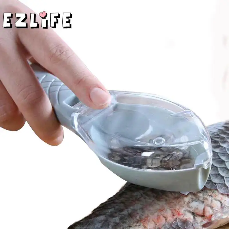 

Fish Scraping Tools Fish Skin Brush Graters Fast Remove Fish knife Cleaning Peeler Scaler Scraper Descaler Kitchen Gadgets
