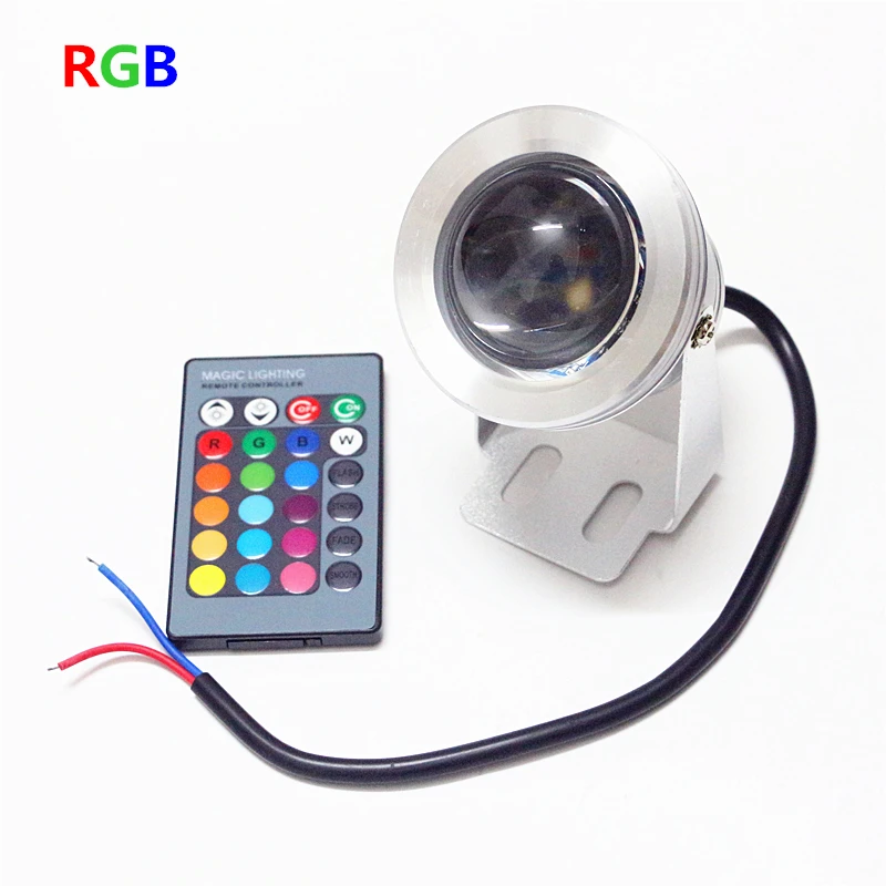 Водонепроницаемый светодиодный подводный светильник IP67 10 Вт RGB лампа