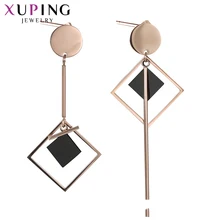 Xuping Роскошные Длинные неправильные геометрические серьги, праздничная бижутерия для женщин, вечерние, подарки ко дню Святого Валентина, S3, 2-серьги-164