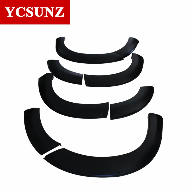2016 fender flares For Isuzu mux 2015 Accessories black Mudguards For