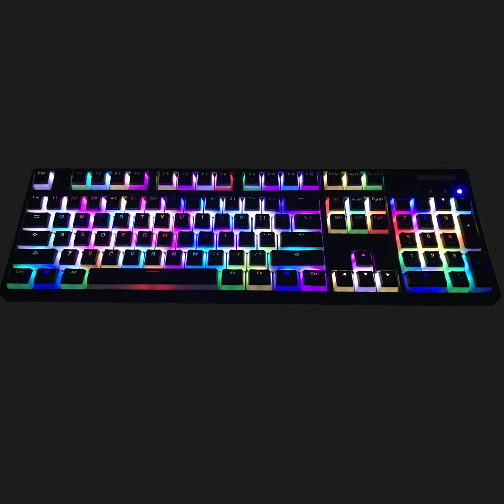 Колпачки для клавиш PBT колпачки с подсветкой верхняя печать 104 Cherry MX