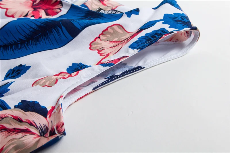 Kostlish 2017 New Summer Dress Women Floral Print Audrey Hepburn 50s 60s A-Line Vintage Dress Sleeveless Party Dresses Plus Size (38)