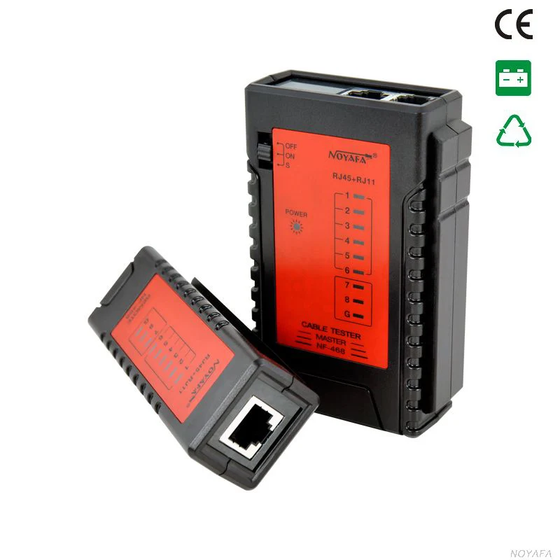 Оригинальный NOYAFA NF 468 сетевой кабель тестовый er Lan Cat5 RJ45 набор инструментов Cat 5 6