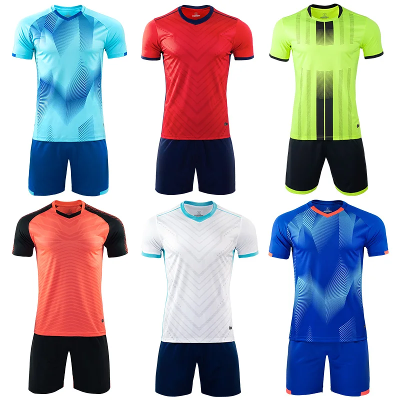 2022 Custom Jersey Men Kids Adult Personality Soccer Jersey Set Kit Training Football Uniforms Set Soccer Child