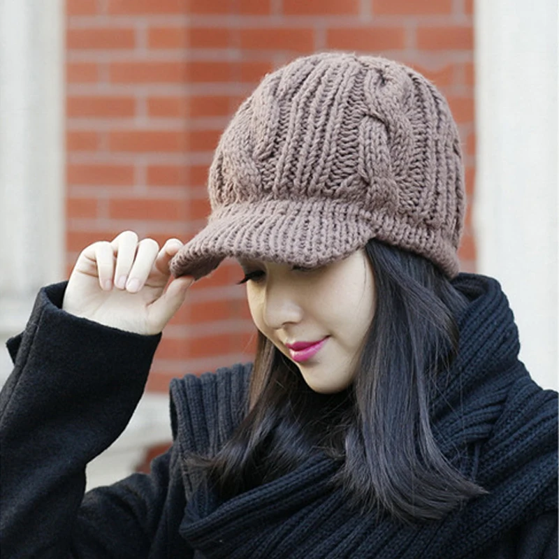 

Faroonee Winter Beanies Knit Women's Hat Winter Hats For Women Ladies Beanie Girls Skullies Caps Bonnet Femme Snapback Wool Warm