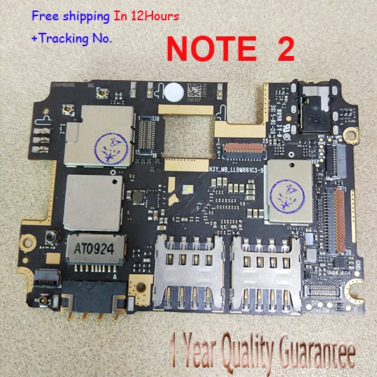Original 2GB +16/32GB ROM Dual sim card 4G mother board