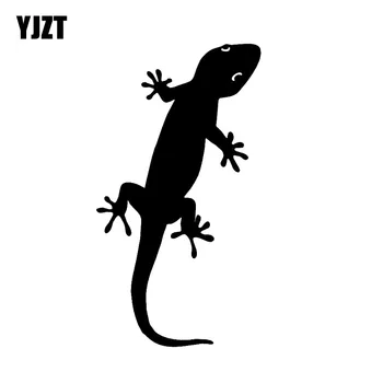 

YJZT 7*12.9CM Coolest Gecko Lizard Decor Car Stickers Vinyl Accessories C12-1060