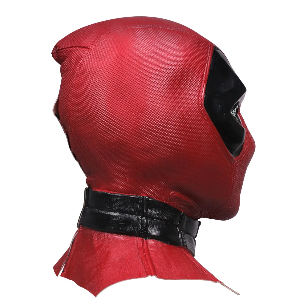 Deluxe Adult Men's Latex Deadpool Mask Fancy Dress Costume Comic Con Superhero6