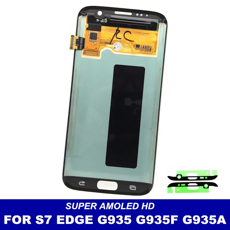 Супер AMOLED Замена LCDS для Samsung Galaxy S7 Edge G935F G935A G935FD G935P ЖК дисплей кодирующий