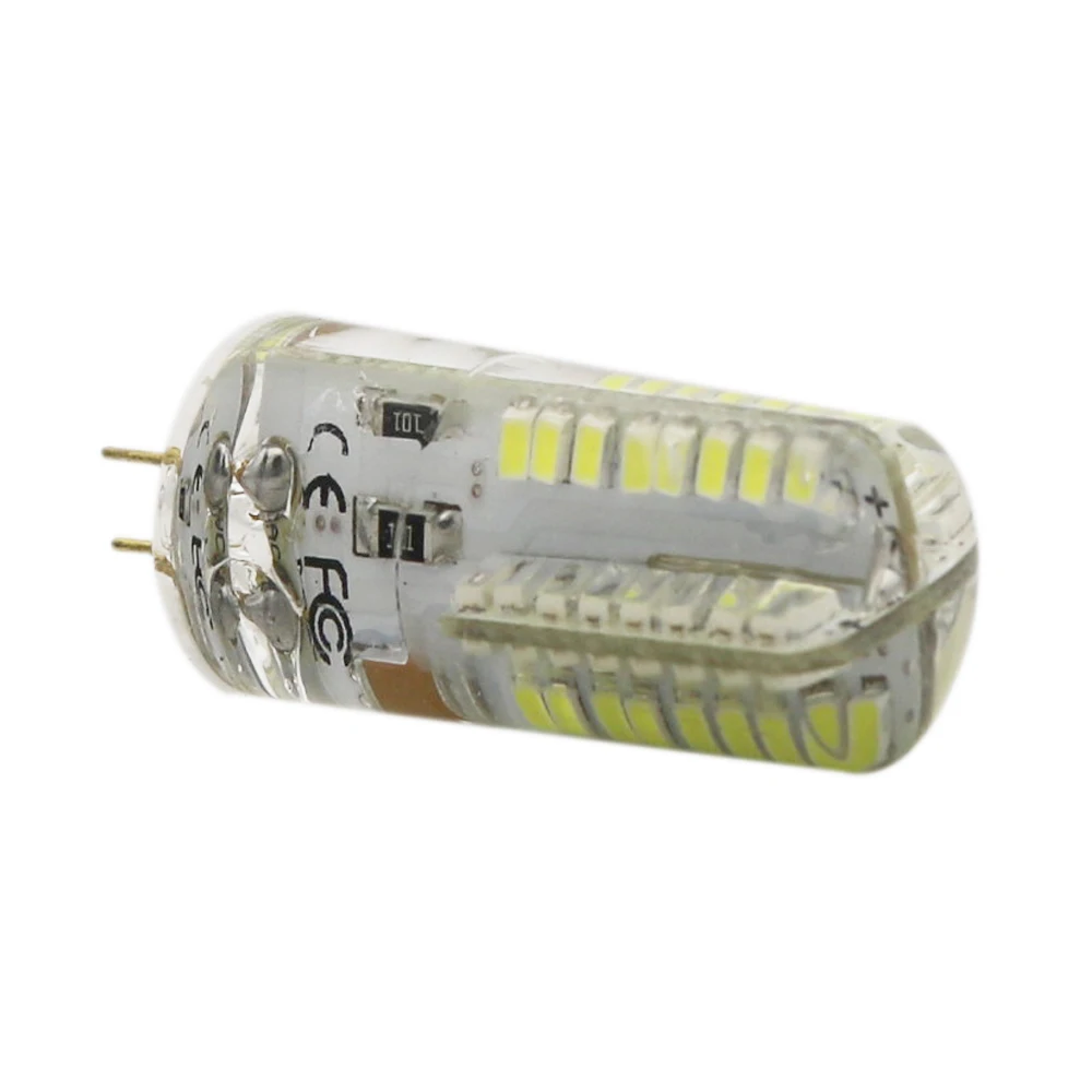 10 шт. 220 В силиконовые лампы 24/48/64 светодиодный s 3W 5W 6W 8W SMD 2835 G4 СВЕТОДИОДНЫЙ передвижной лампой с возможностью прикрепления на 25 Вт, 35 Вт, 45 Вт 55 Вт галогенная лампа светильник люстра