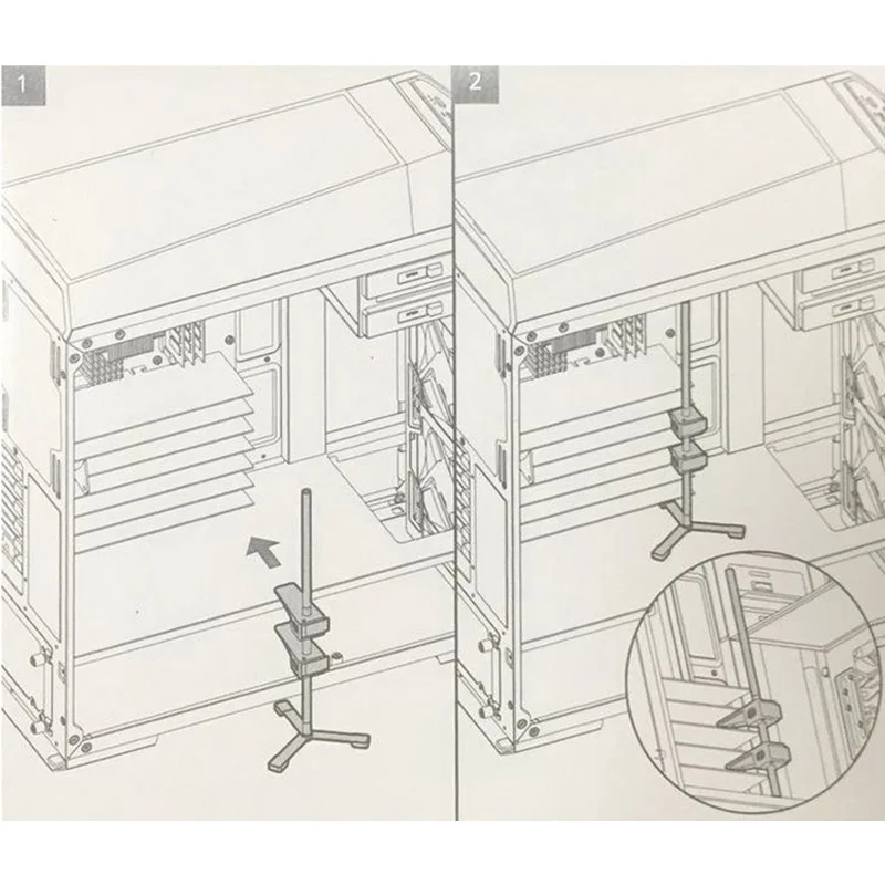 VGA GPU видеокарта Riser держатель подпорка Jack Кронштейн Поддержка для компьютерных корпусов