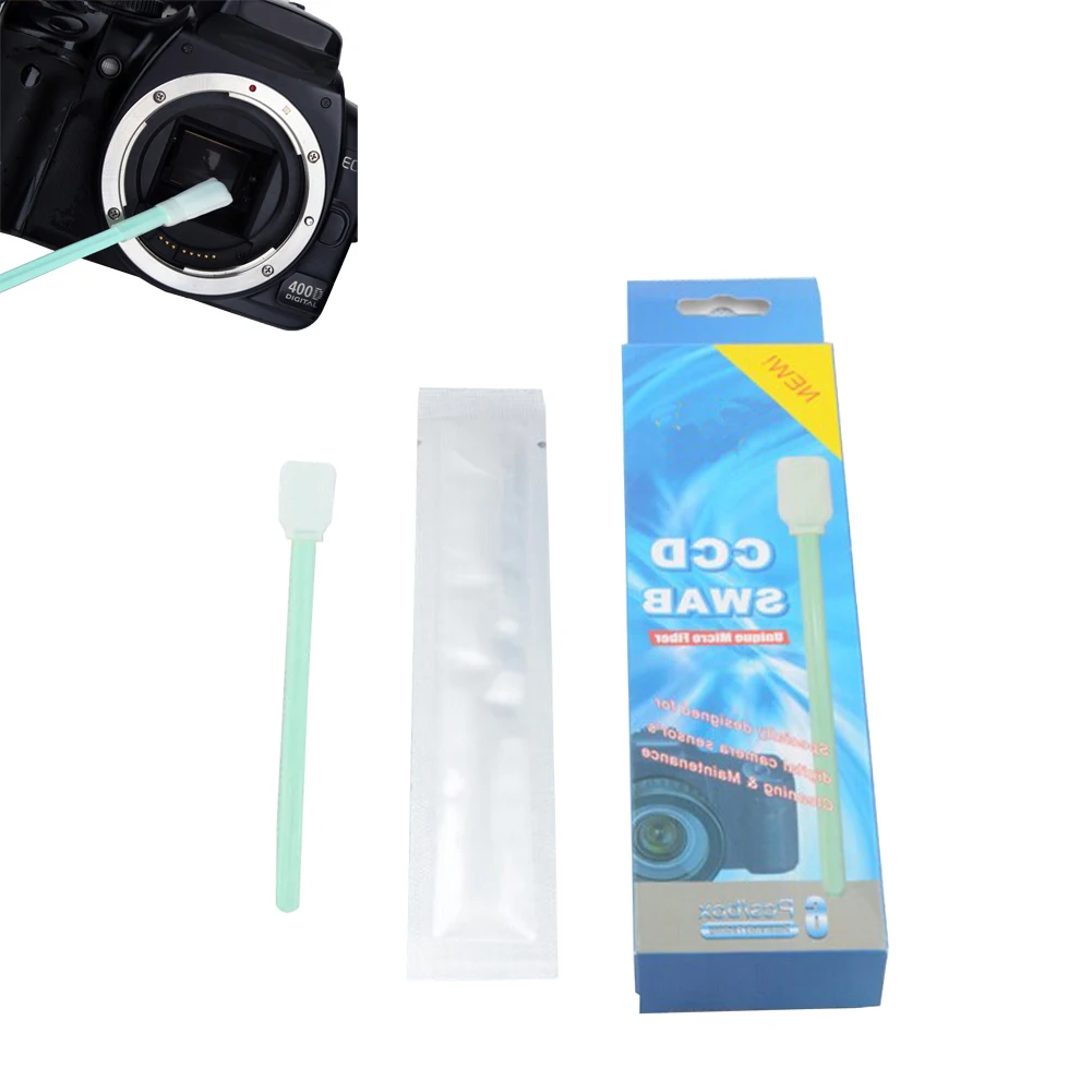 ALLOYSEED 6Pcs/Lot Camera Lens Cleaning Kit CCD CMOS Sensor Cotton Swab Stick Cleaner For Nikon