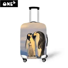 Penguin/Koala Design Travel Luggage Cover Protective For Trunk Case Apply to 22”~26” Suitcase Cover Thick Elastic Perfectly