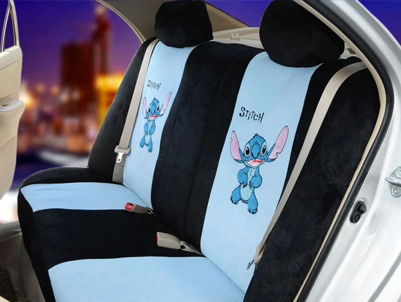 Lilo & Stitch Disney Car Truck Steering Wheel Cover Blue Fabric #Music