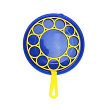 Негабаритных детская головоломка дует пузырь инструмент палочка для мыльных пузырей 1 диск 1 бар