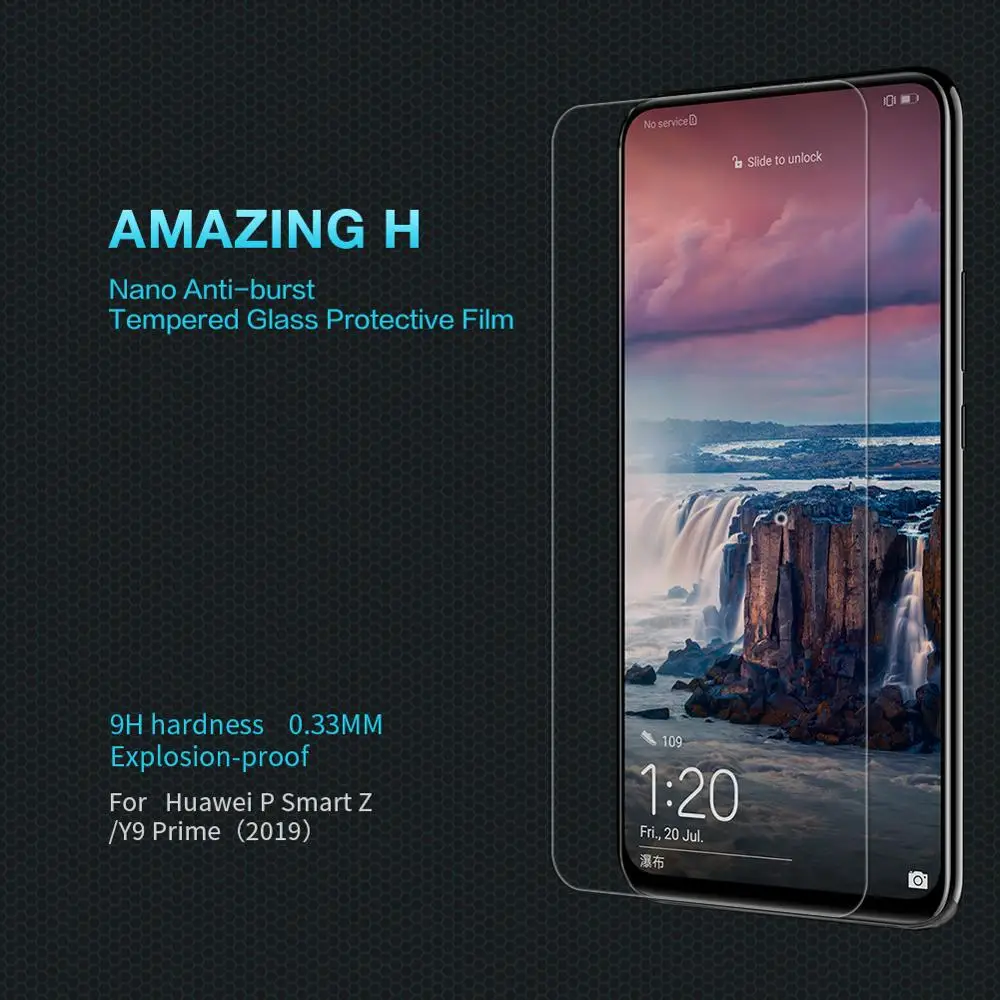 10pcs Wholesale Huawei P Smart Z Tempered Glass Nillkin Y9 Prime 2019 Screen Protector Amazing H Anti-Explosion premium version | Мобильные