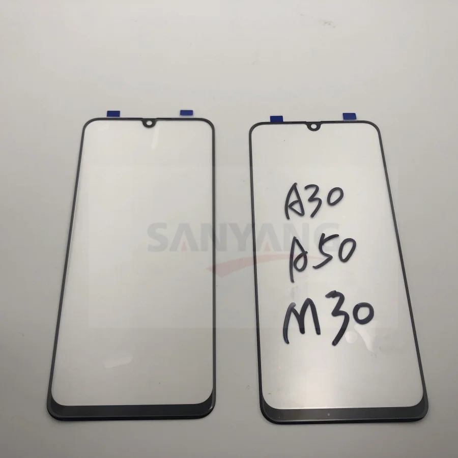 10 шт. внешнее стекло для samsung Galaxy A30 A50 M30 A305 A505F lcd Сенсорная панель экран Переднее стекло внешняя линза M305F сенсорная панель