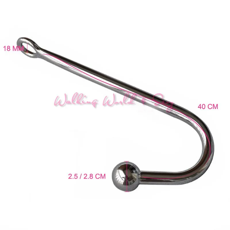 Stainless Steel Anal Sex Toys Anal Hook With Ball Hole Metal Anal Butt Plug Anus Dilator Adult Game Sex Products For Men Gay (1)