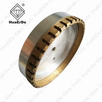 

HuaErDe The outer tooth diamond grinding wheel bilateral machine glass stone grinding wheel high speed grinding edge wheel.