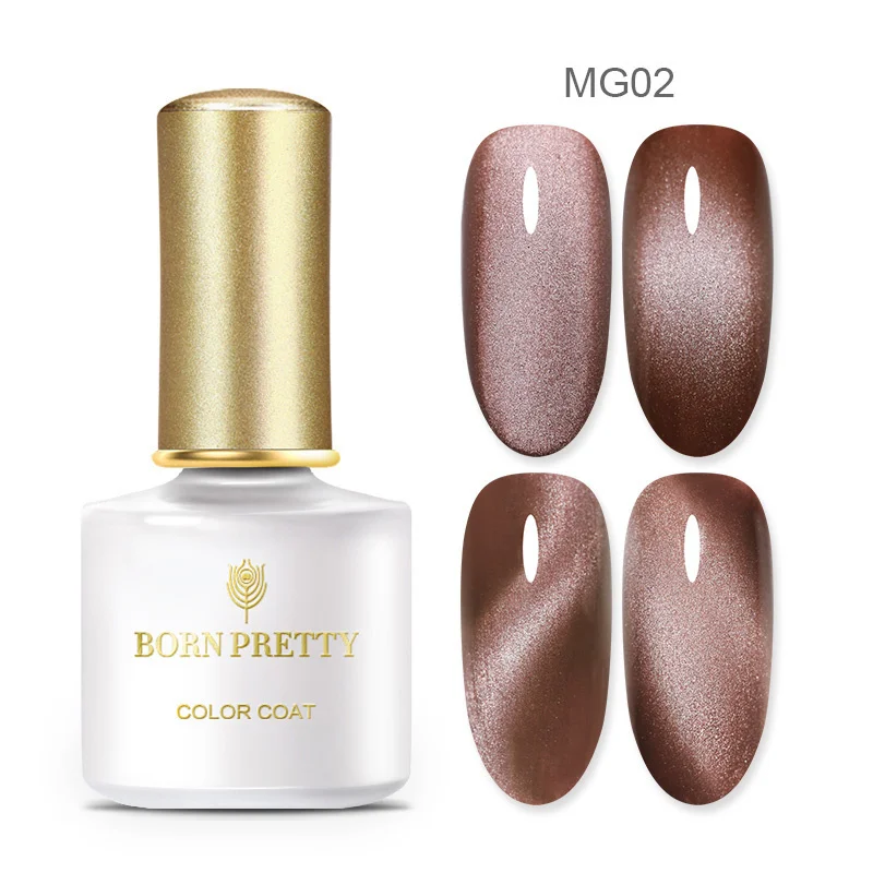 BP-MG02 BORN PRETTY 5D Гель-лак для ногтей с эффектом «кошачий глаз» 5 мл Магнитный замачивающий УФ гель-Лаки звездное небо нефритовый эффект лак черная основа - Цвет: BP-MG02