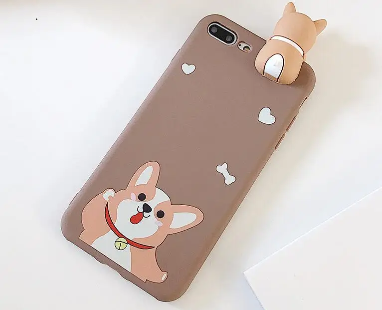 Чехол для собак Welsh Corgi из мягкого ТПУ с изображением щенка, чехол s для iPhone 11 Pro X XS Max XR 6 6S 7 8 Plus, защитный чехол для телефона s Fundas - Цвет: dog with toys