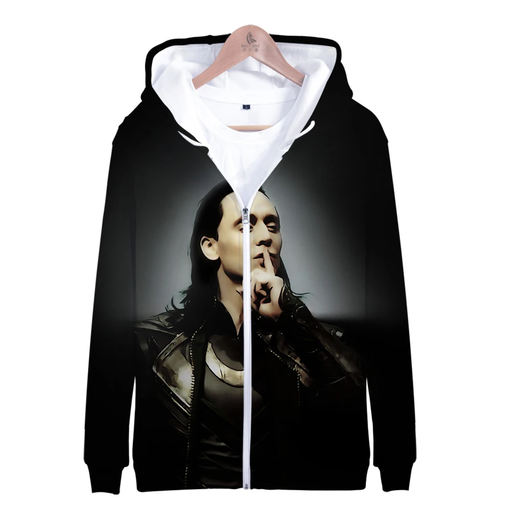 Толстовки на молнии LOKI Fans толстовки с 3d принтом Kawaii хит продаж уличная одежда в