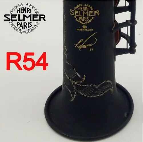 

France Henri Paris Professional Soprano Saxophone R54 Matte Black Lacquer Musical Instruments Professional Sax Soprano R54