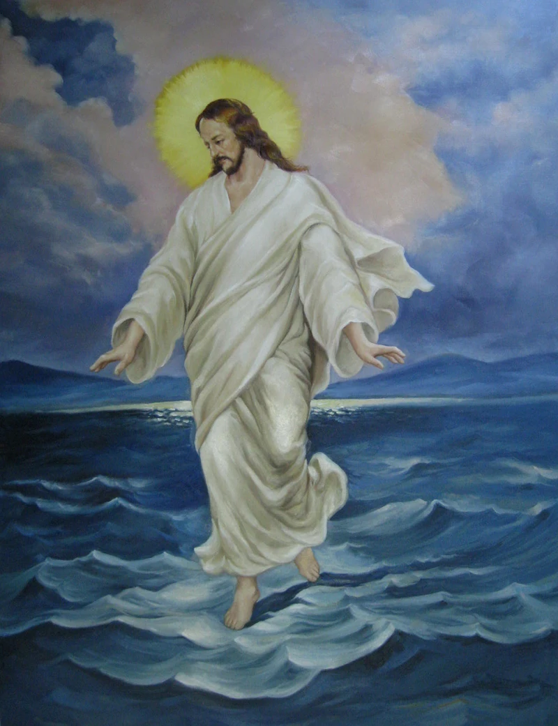 Handmade oil on canvas modern font b Jesus b font font b Portrait b font Oil