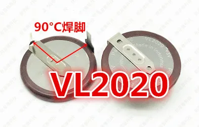 

1pcs Free transportation Optimal price VL2020 battery, 3V lithium battery, 1 line, 3 series, 5 series, 90 degree