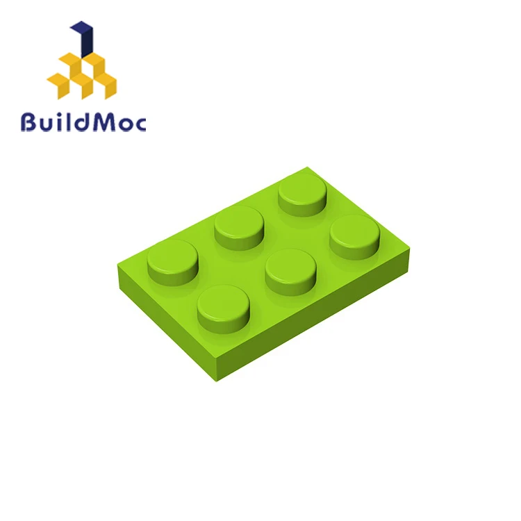 BuildMOC совместимые сборки частиц 3021 пластина 2x3 для строительных блоков части DIY
