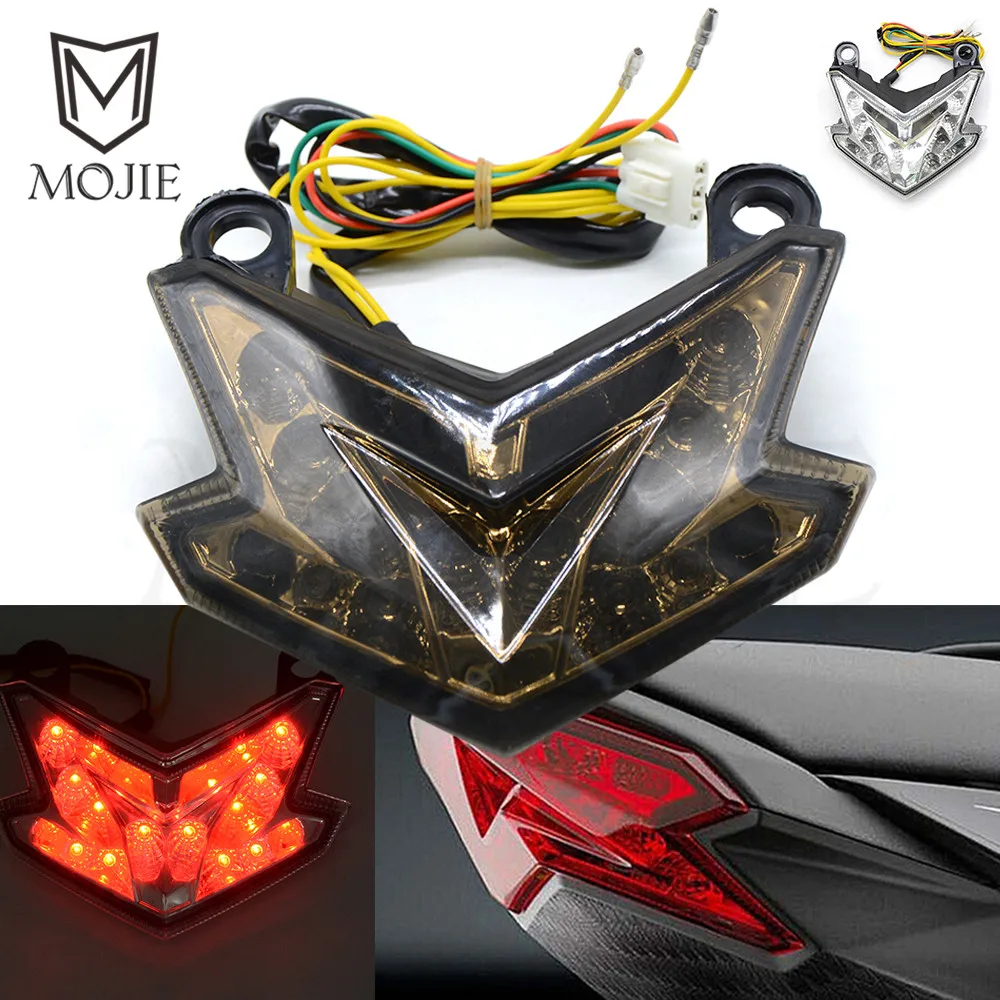 

For Kawasaki Z800 ZX6R ZX636 13-14 License Plate Led Tail Light Motorcycle Lamp Blinker Turn Signals Indicators Flashing Light