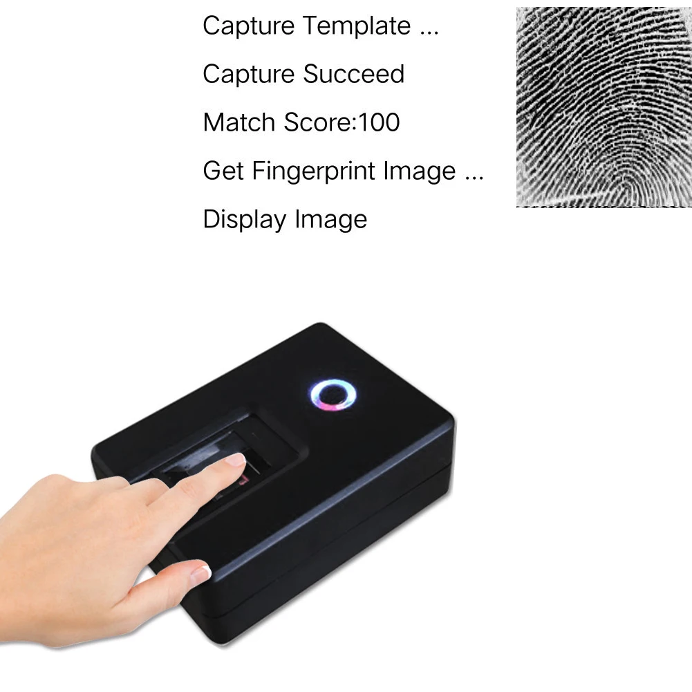HFSECURITY Digital Smart Bluetooth Fingerprint Reader Support Windows Android IOS Linux 5V USB