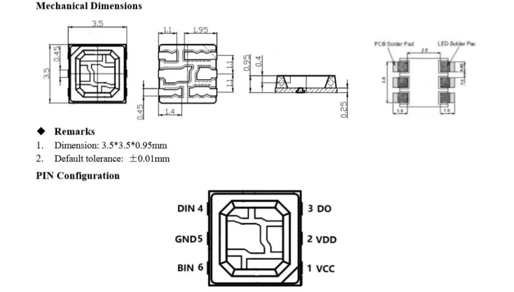 50~ 1000 шт. WS2813 Мини светодиодный чип с двойным сигналом WS2813 3535 SMD белая версия индивидуально адресуемый цифровой RGB светодиодный чип DC5V