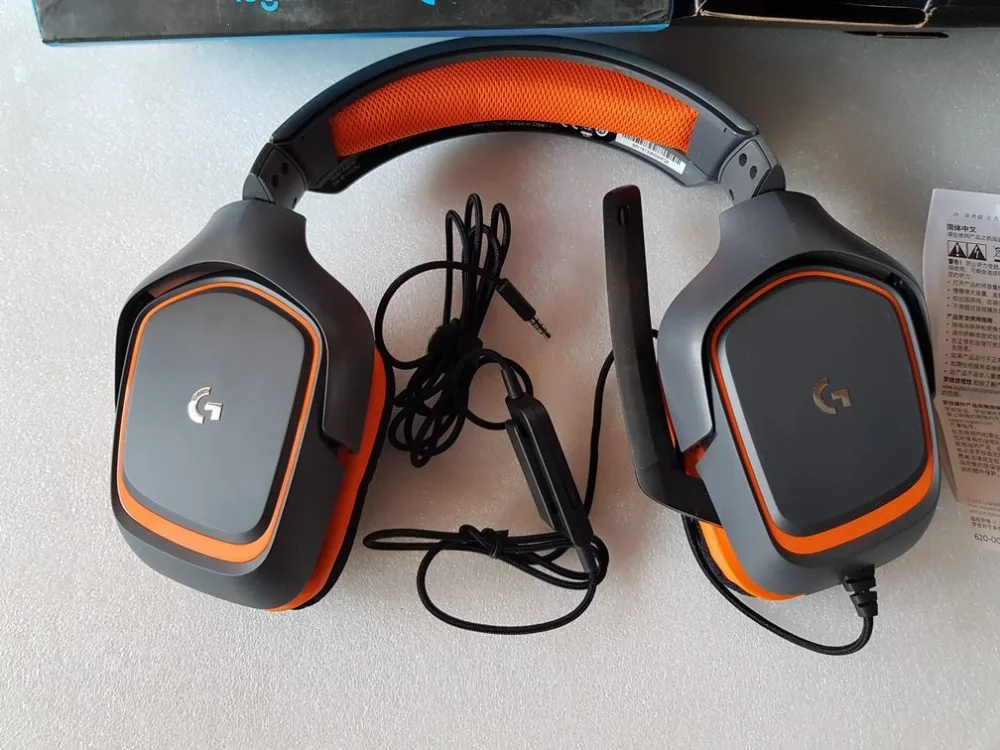 USED G231 logitech Stereo Gaming Headset NOISE