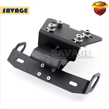 Для YAMAHA XJ6/утечки/F FZ-6R FZ6R держатель номерного знака Кронштейн держатель номерного знака светодиодный свет