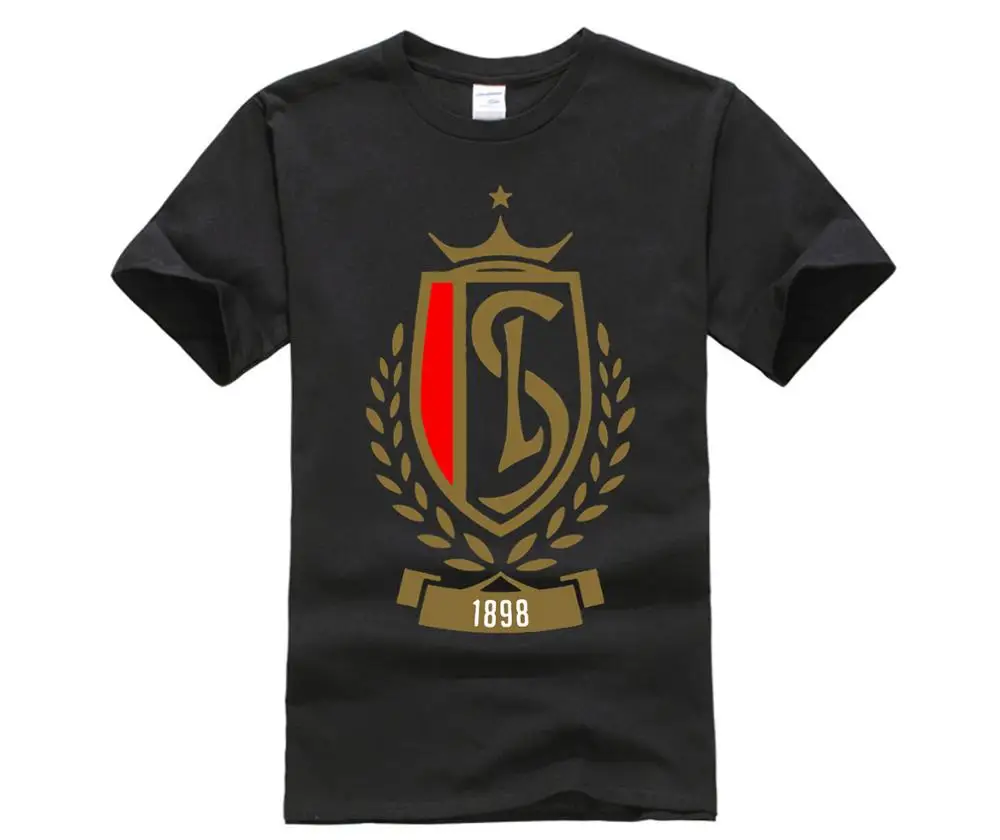 

Standard Liege Footballer Club Soccerer Team Belgium Jupiler League T Shirt Cotton T-Shirt Fashion T Shirt Free Shipping